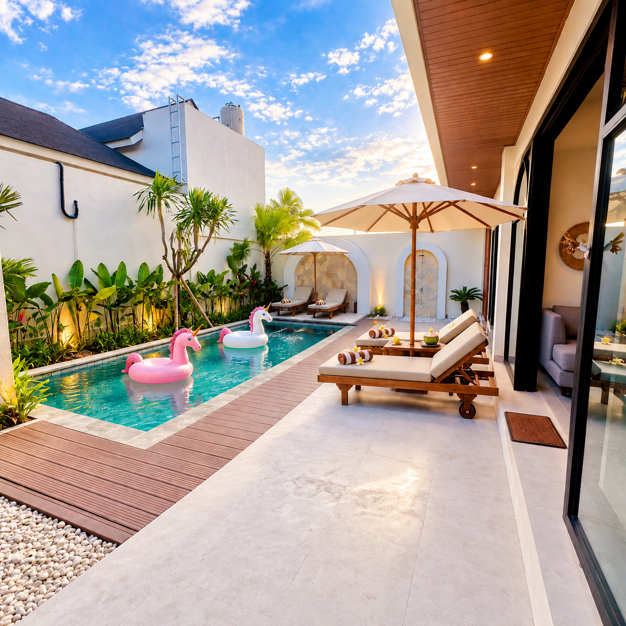 Pool at 3 Bedroom Villa